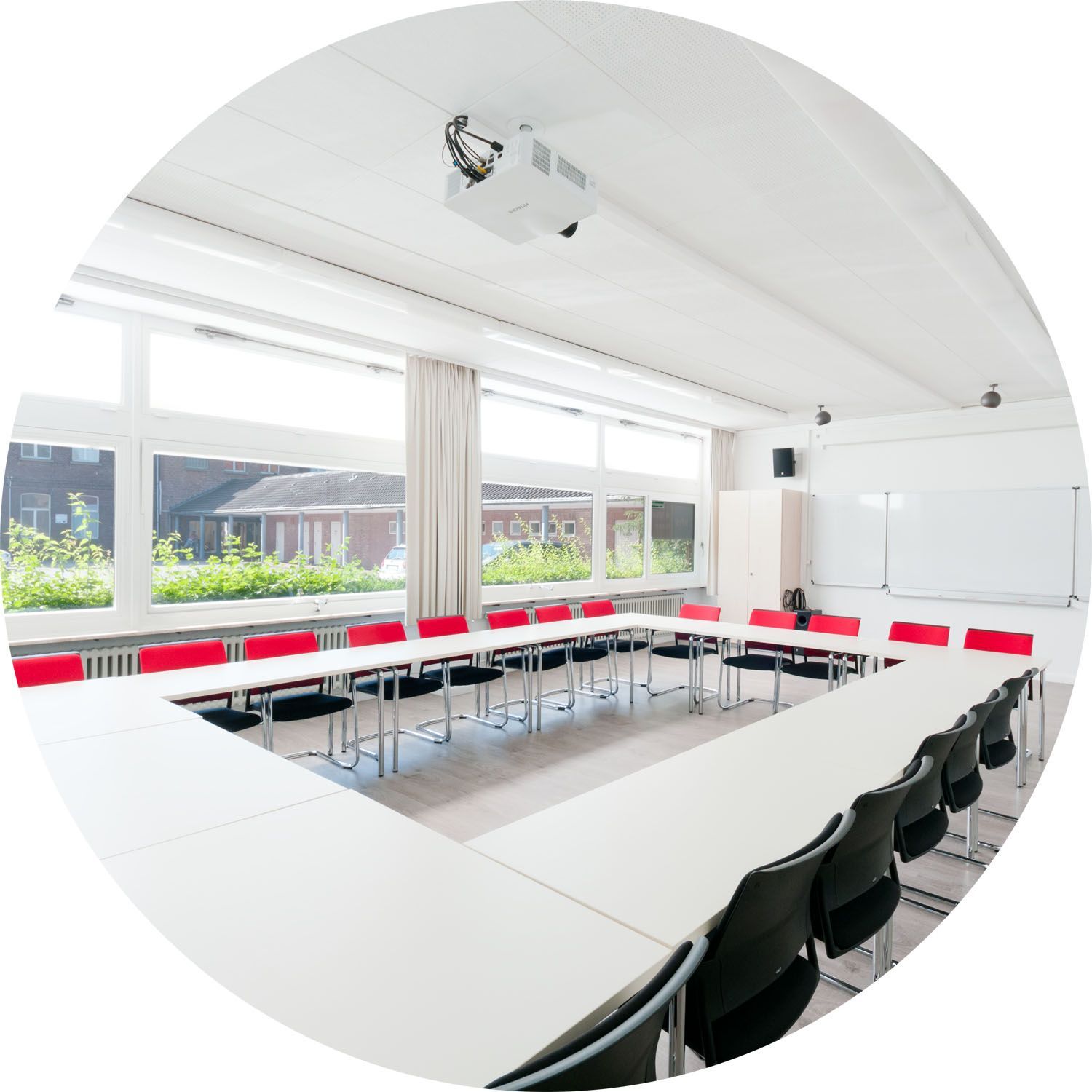 Schulungsraum 1 im VHS-Haus Haan